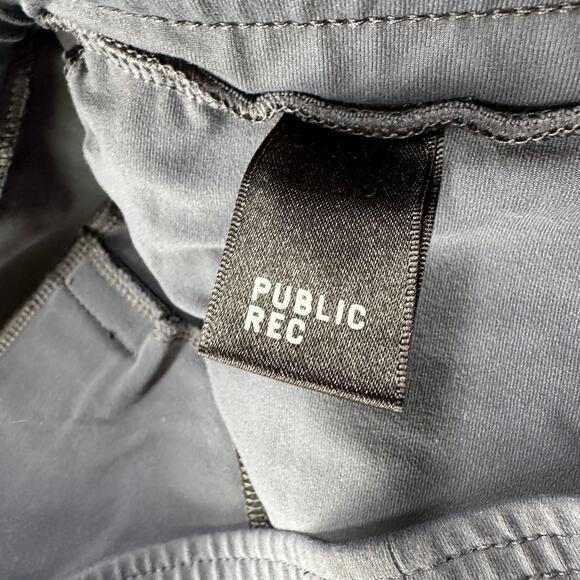 Public Rec Pants Mens 34 Slate Grey Blue All Day Everyday Stretch Minimalist - Picture 3 of 13
